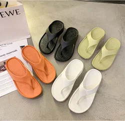Summer outdoor Anti-Slippery Quick-Drying EVA Material Light Weight Couple Flip Flop Sandals For Beach