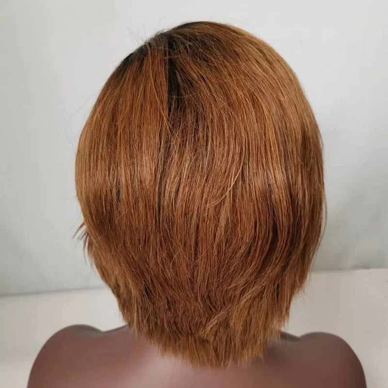 pixie cut blonde wig