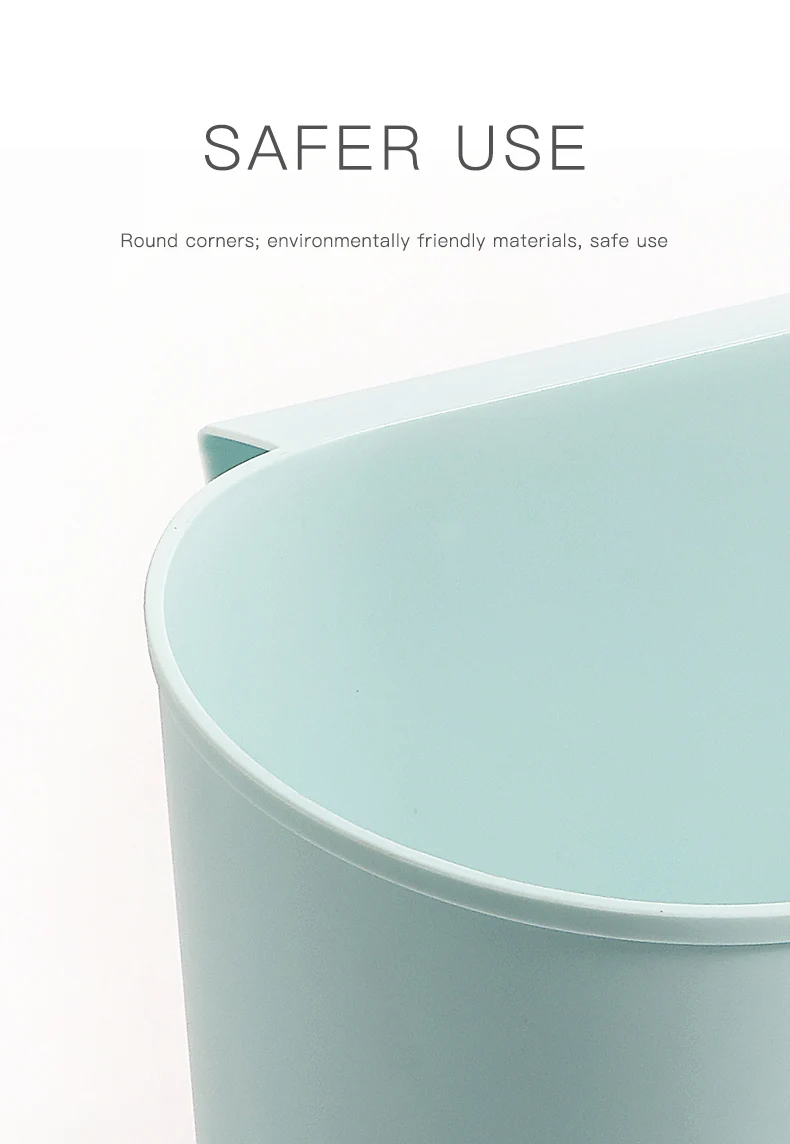 Small plastic Hanging Kitchen Trash Can  Mini Garbage Bin for Cabinet Car Bedroom Bathroom wall mounted  trash bin dust bin