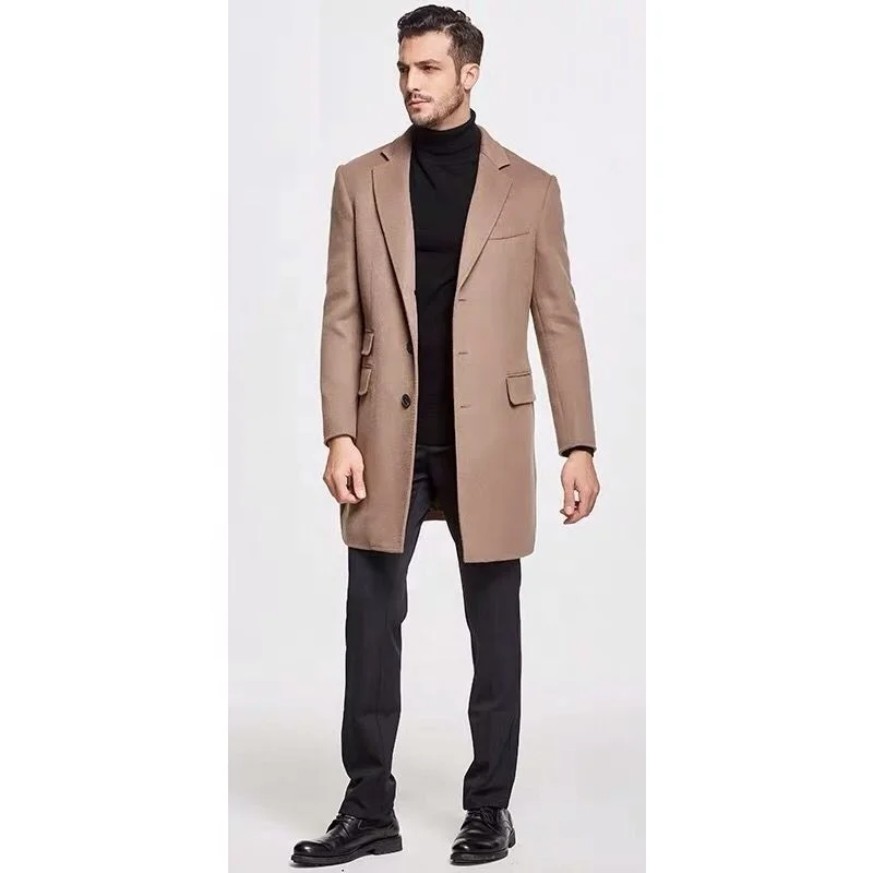 Cashmere winter coat mens clearance