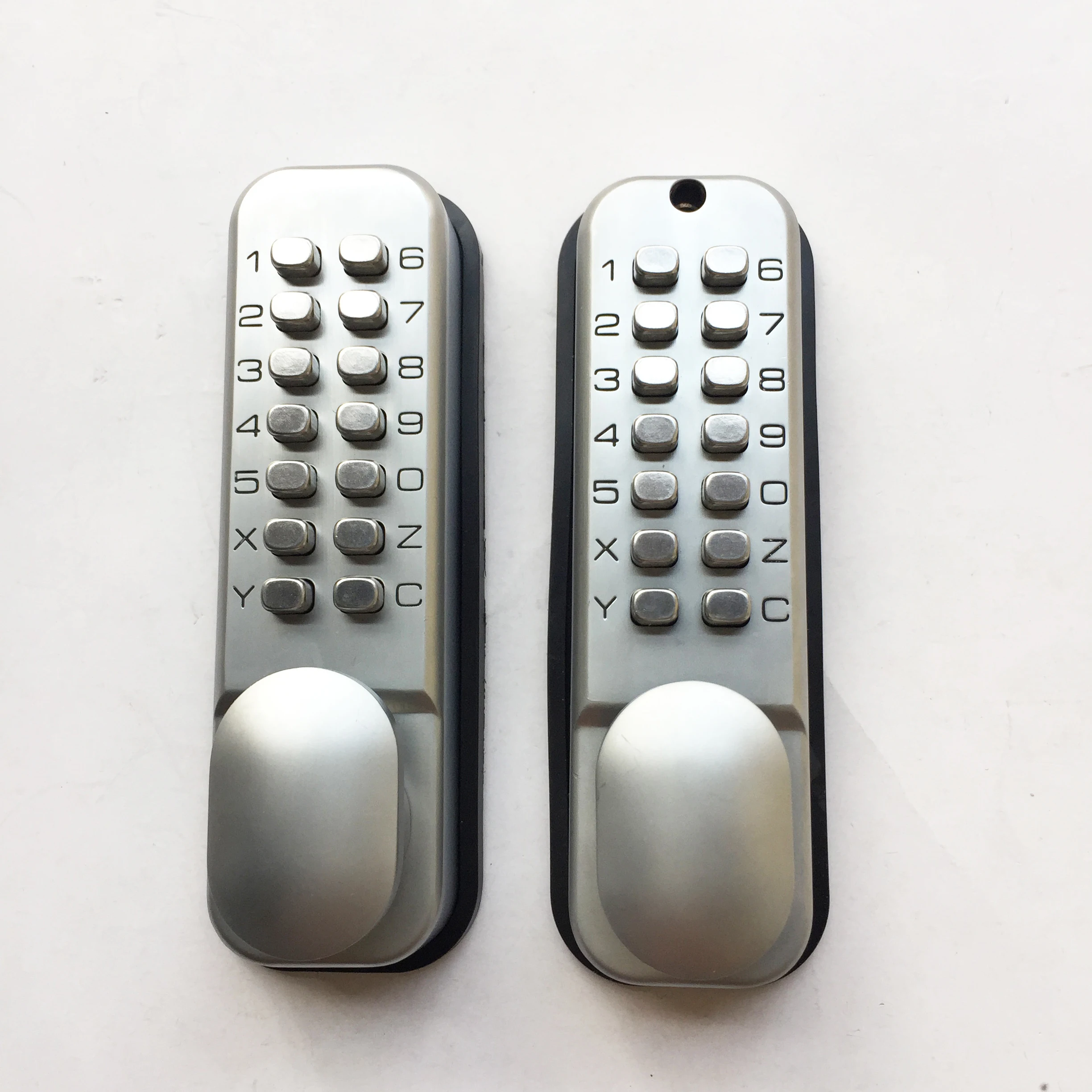 Vertical Two Coded Plates Mechanical Keyless Digital Pin Code Door Lock