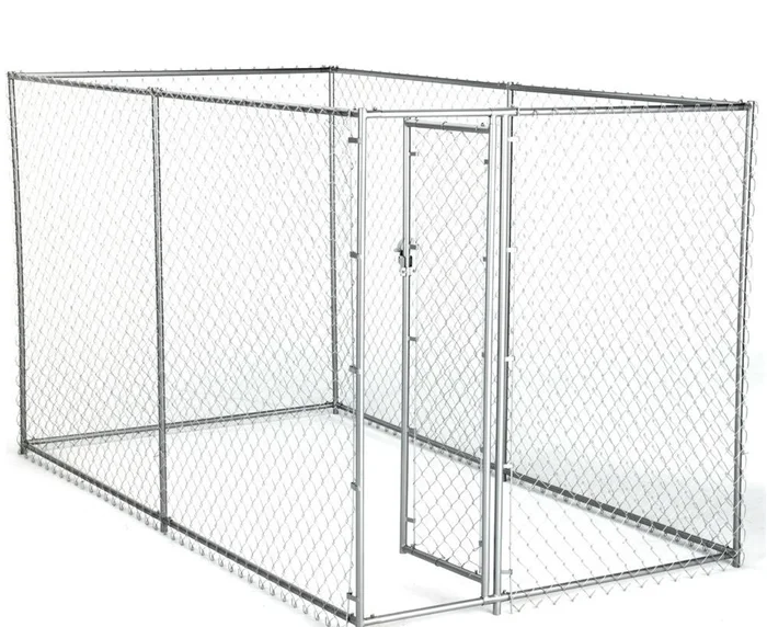 Galvanized Steel Dog Kennel Chain Link Fence Panel - Buy Galvanized ...