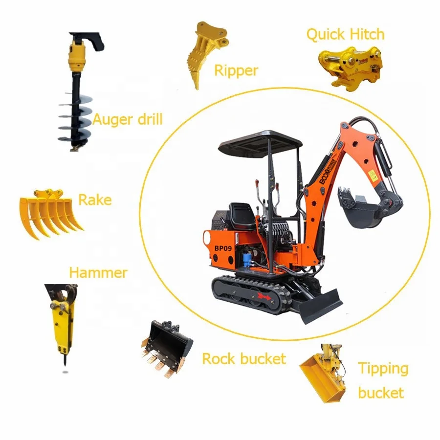 New Design 0.75t Micro Digger/micro Digger Machine/small Excavators For