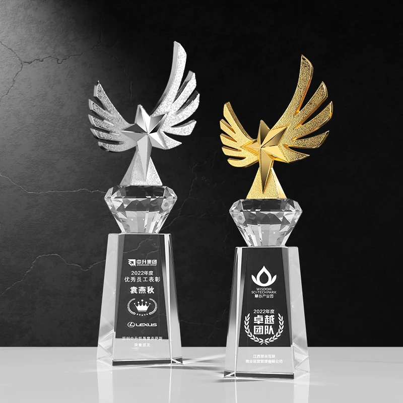 product new designed crystal star award custom cheap crystal sports trophy for souvenir gift-35