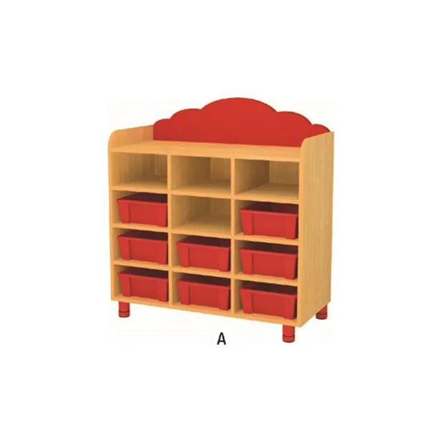 childrens wooden toy storage