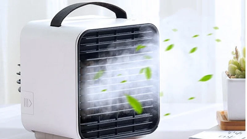 USB Smart Small Cooling Fan Portable Air Conditioner