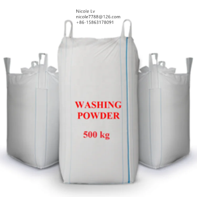 Bulk Packing 550kg Jumbo Bag Laundry Washing Detergent Powder Buy