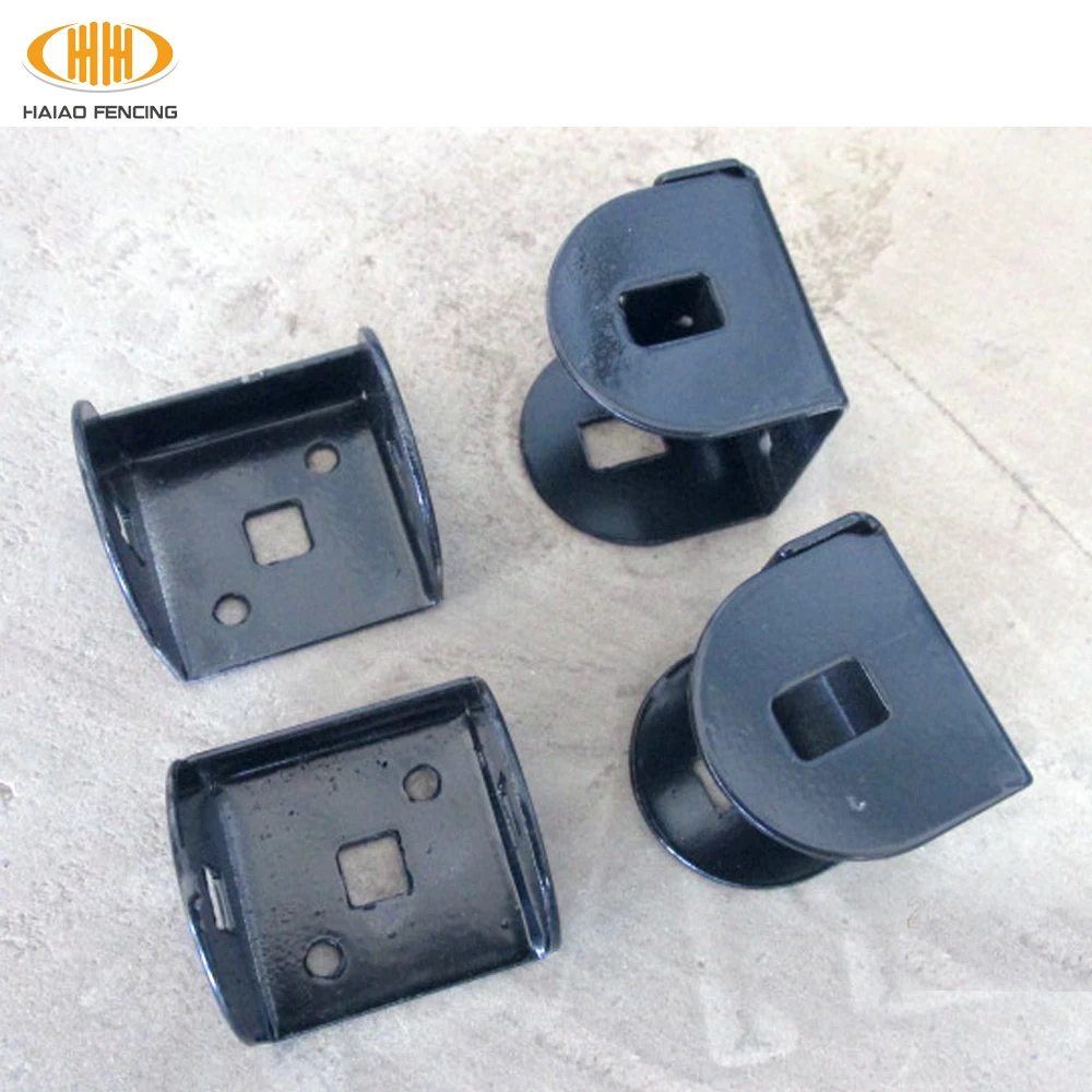 65mm tube black garrison garden fence panels