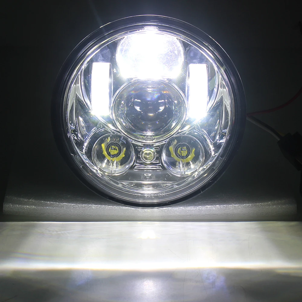 5.75inch" LED Headlight With Hi-Low Beam Parking Light For Yamaha Bolt Raider Stryker SCR950 Warrior Headlamp Assembly