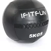 Gym equipment antislip durable exercise training PU leather wall ball