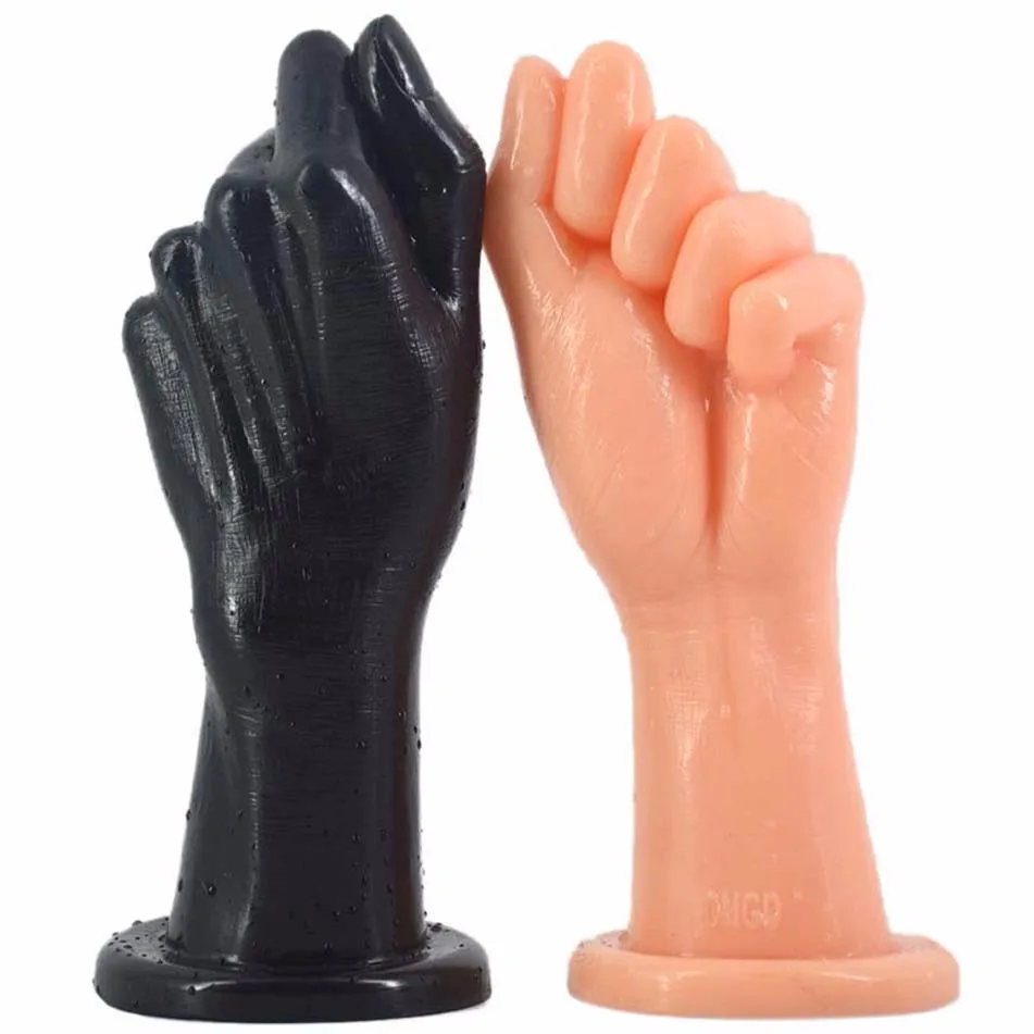 PVC 25cm Anal Toys Sex Toys Adult Masturbator Dildo Hot Sales Sex Shop  Erotic Toys Butt Plug Fist Shape Anal Plug for Woman Man