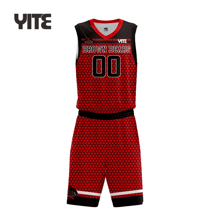 Custom Design Sublimation Printing Red Color Basketball Warm Up