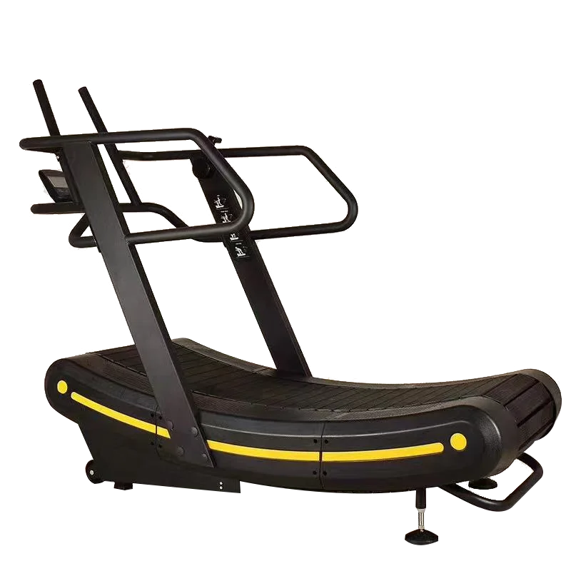 Commercial Curved Manual Unpowered Treadmill Running Machine Air Runner