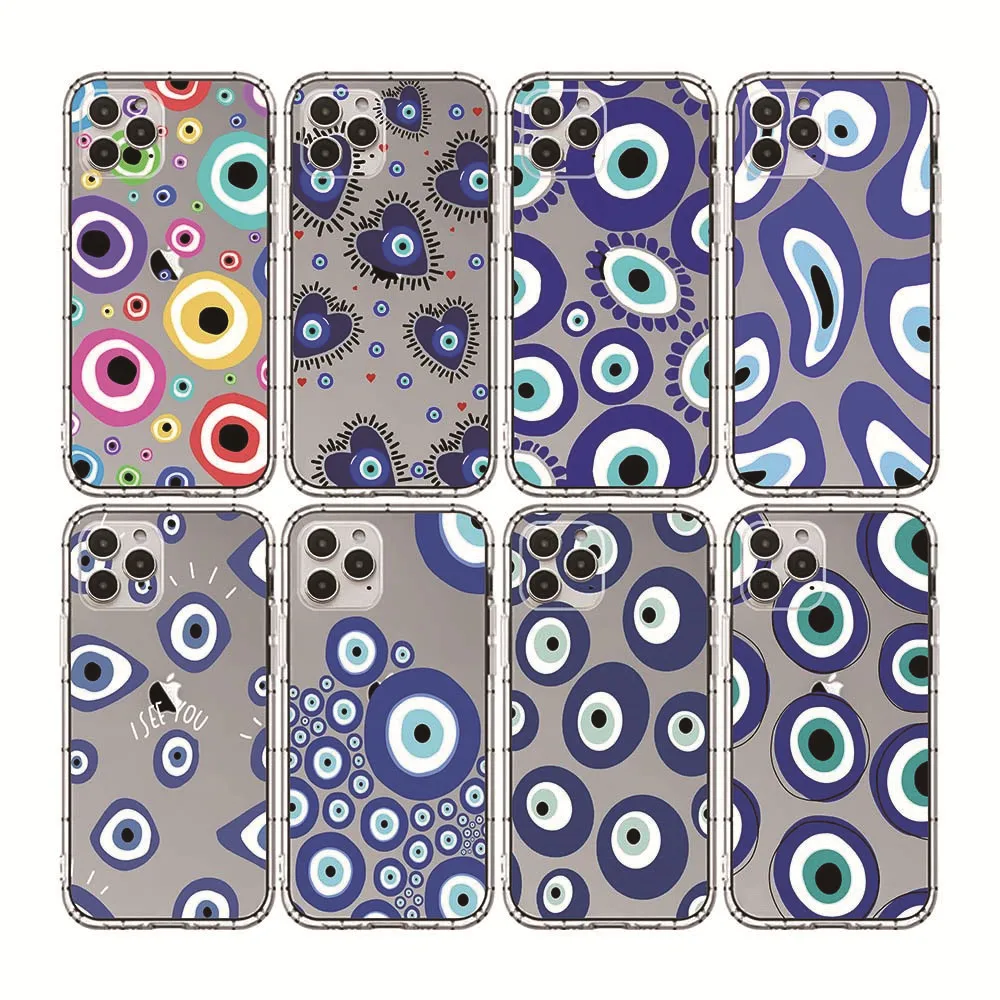 Evil eye phone case amulet protection case iPhone cover 12 pro max Galaxy case samsung s20 ultra note 20 iphone 11 pro good max case iphone 13