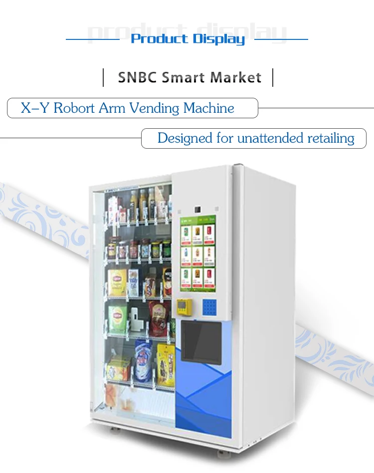 SNBC Outdoor Comb Vending Machine with Canopy - Core Technology