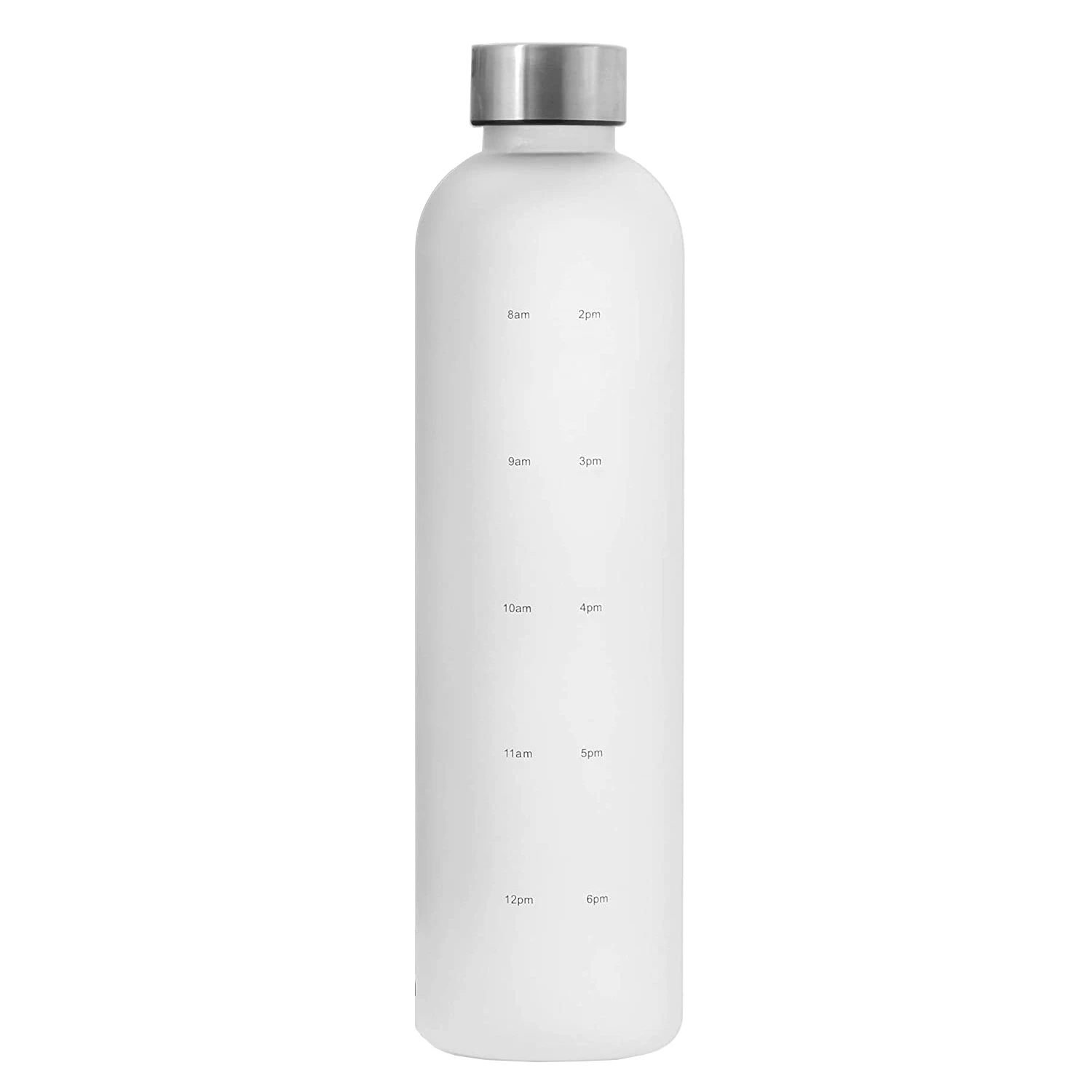 Custom Logo 1 Liter Drinking Water Bottle Frosted Glass Water Bottle