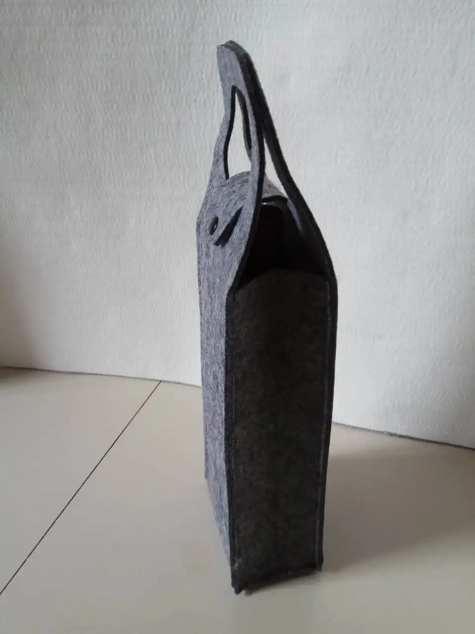 cusotomize size and color felt christmas bottle bag wine