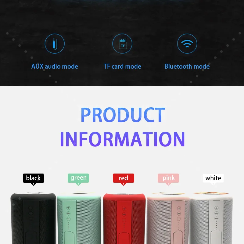 2020 True Wireless IPX5 Professional Computer Home Bass Portable Bluetooth Speaker - ANKUX.COM