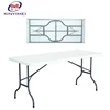 Wholesale manufacturing leisure professional design events plastic dinning folding tables
