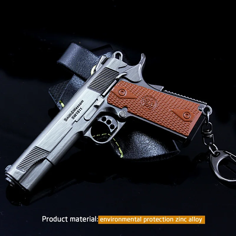 Wholesale M1911 Goat Guns Model 10cm Metal Alloy Empire Gun Model Metal
