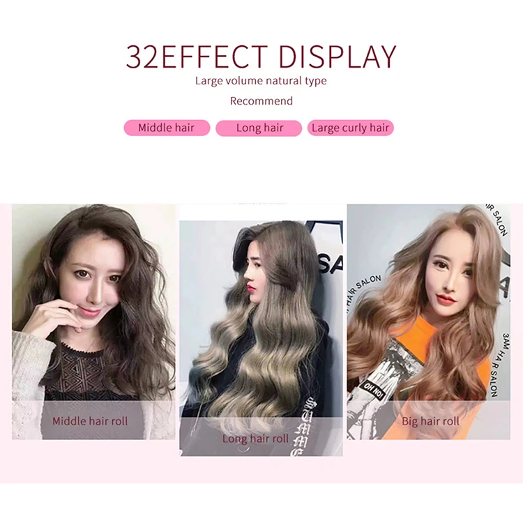 curling iron hair