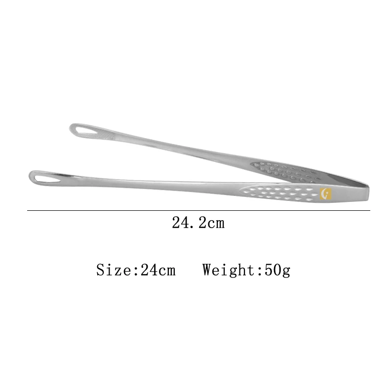 Food Grade 304 Stainless Steel Korean Style Food Tongs For Cookig,Bbq