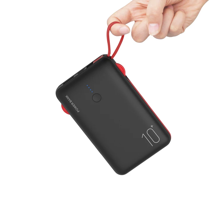 2019 New Design Shenzhen Factory Custom Powerbank 10000MAH Portable Small Power Bank For Iphone Samsung Huawei - ANKUX.COM