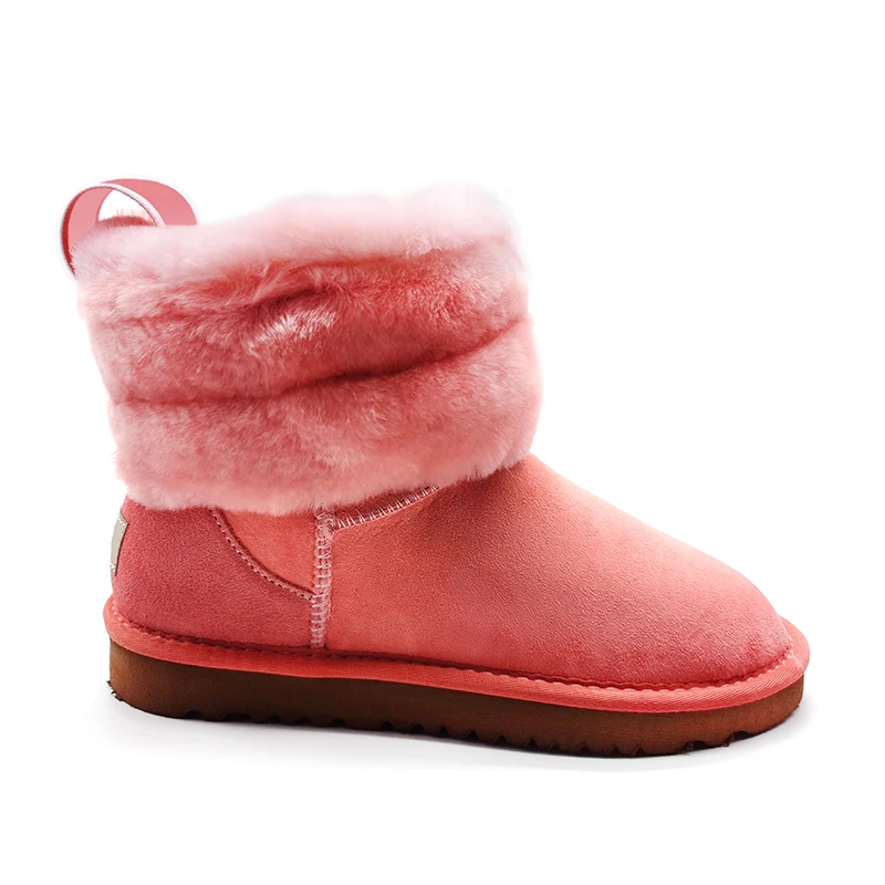 High Quality Winter Must Have Sheepskin Fur Adults And Kids Shoes For ...