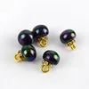 Deepeel KY611 10mm DIY Garment Accessories Chiffon Coat Buckle Round Shell Flat Pearl Buttons