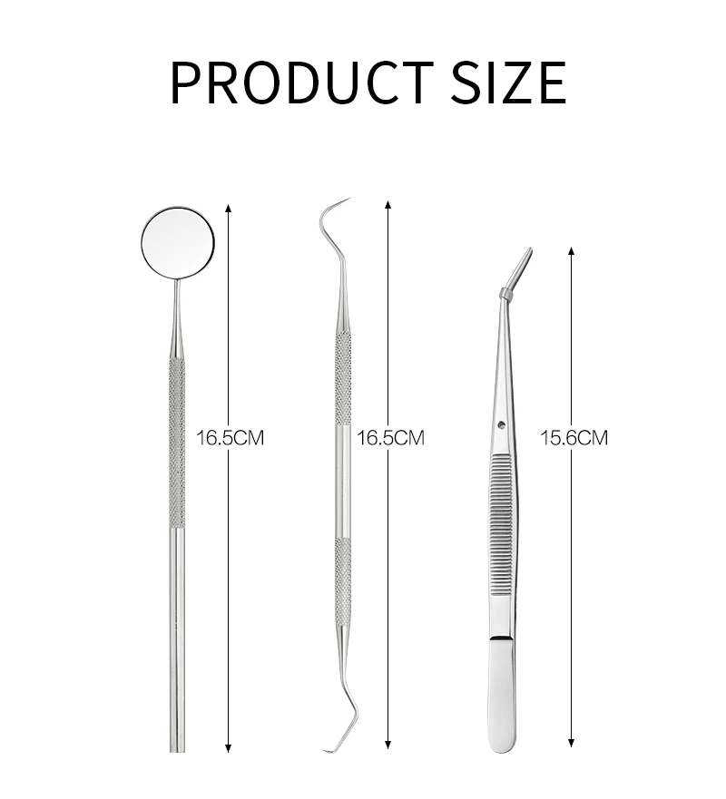 Stainless Steel Dentist Instruments Surgical Tool Dental Hygiene Kit