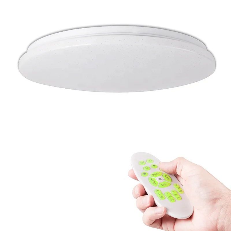 High quality Modern LED ceiling light 25W intelligent remote control dimmable color led  ceiling lamp
