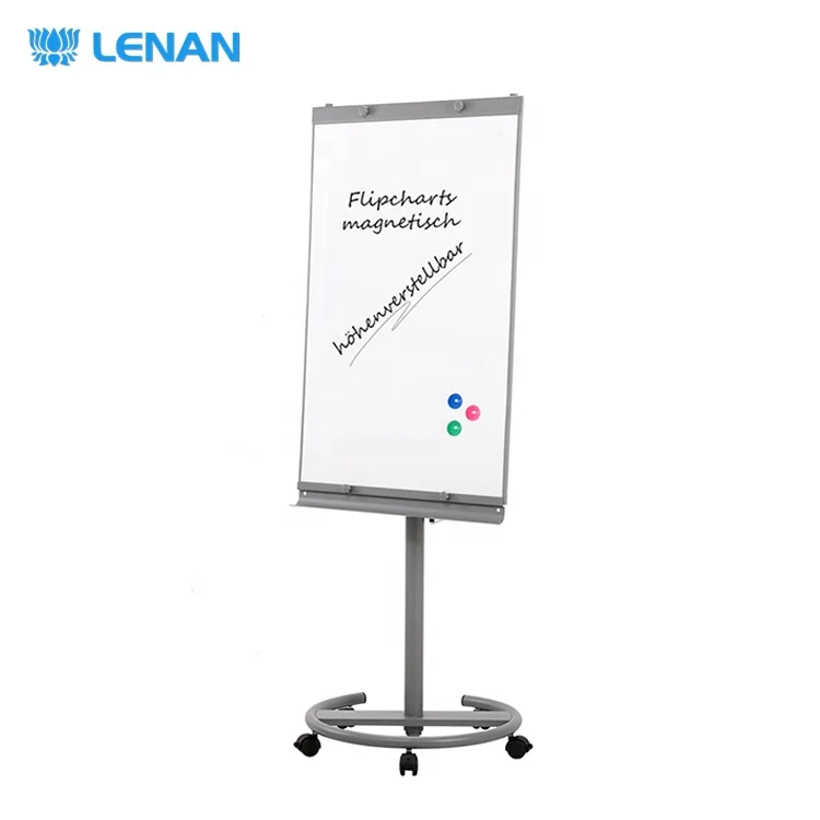 100x65cm Escritório Com Base Redonda Cavalete Flip Chart Flipchart