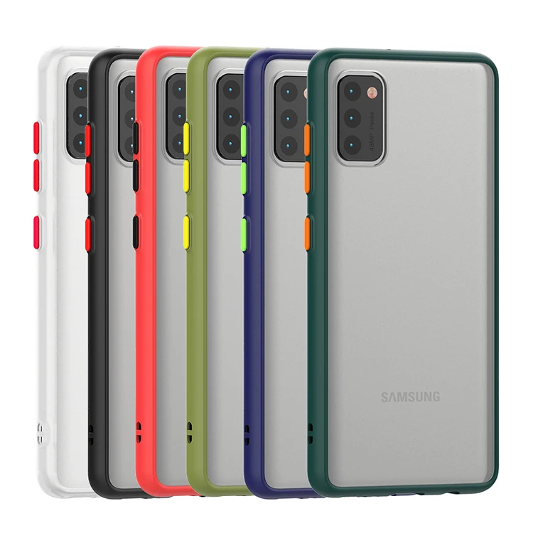 时尚半透明磨砂 pc 硬盘保护罩手机三星 galaxy a11