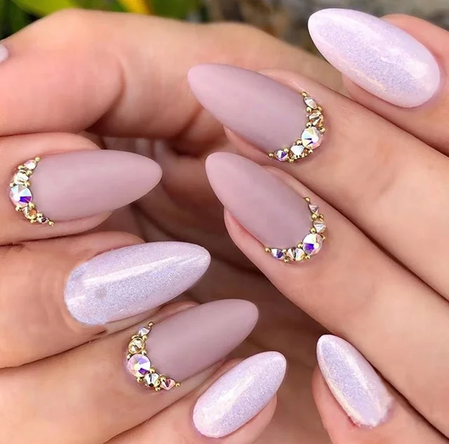 Long Flat Fingernails High Quality Fashion Press On Nails False Nails