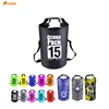 Hot-selling high quality camping articles outdoor sports roll-top 15L waterproof dry bag for swimming