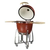 Auplex Large Grill 23'' Ceramic Bbq Smoker Garden Kamado