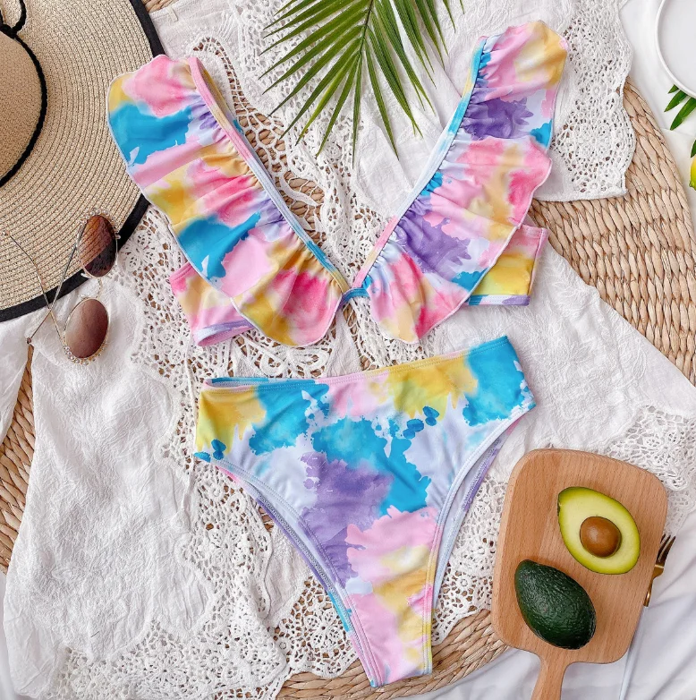 ruffle bikini