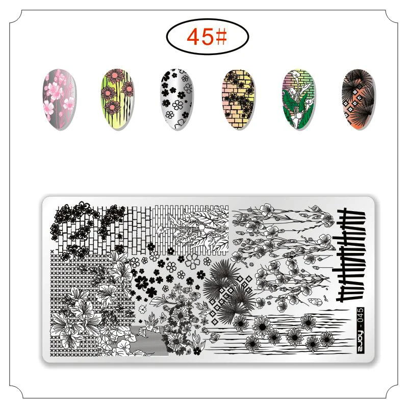 Zjoys Professional New Design Custom Metal Stainless Steel Nail Art