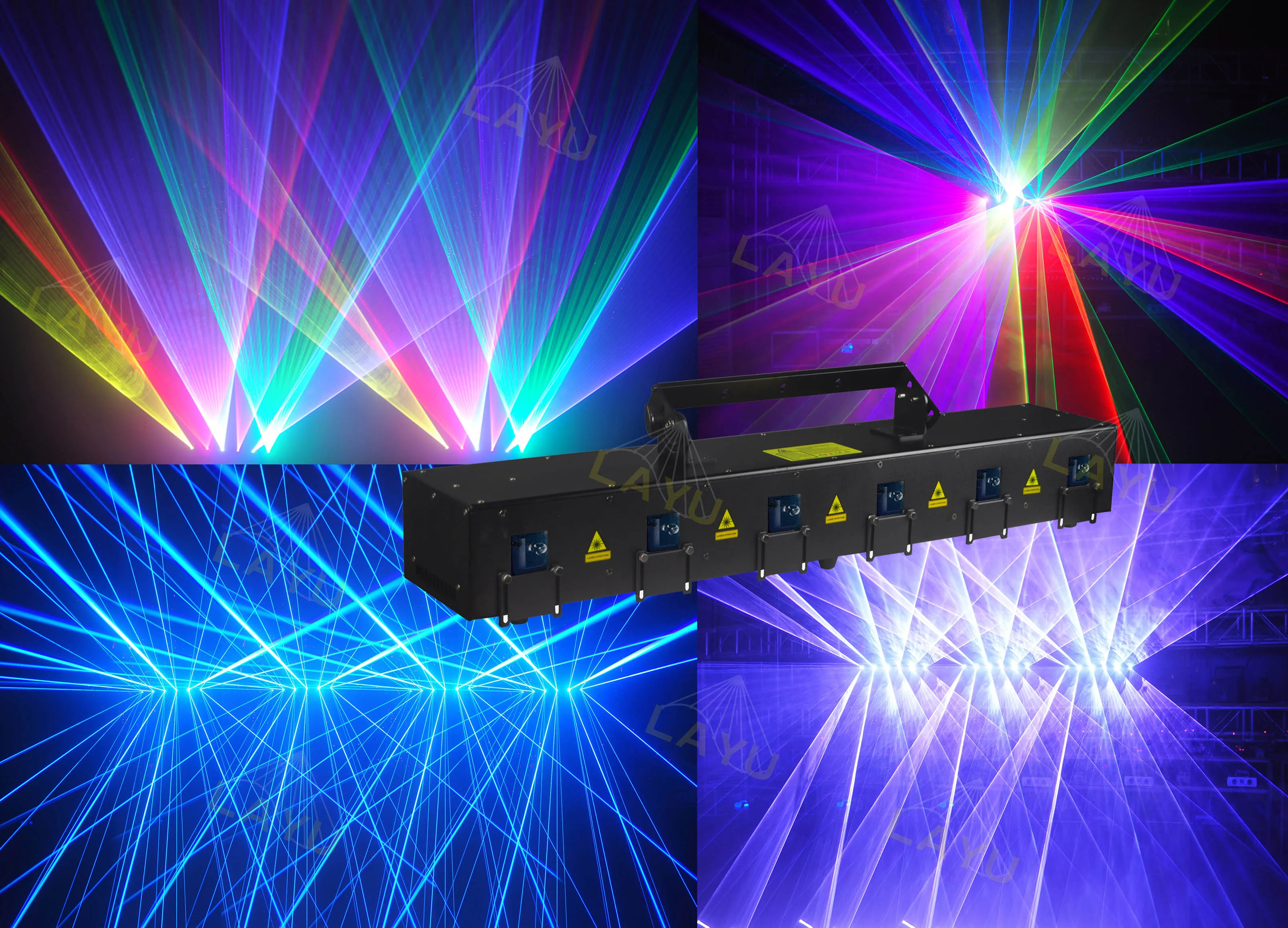 6head High Power Multi-color Rgb Full Color Animation Stage Laser Lighting  6w 12w 18w Ilda Dmx Animation 6 Head Laser Bar - Buy 6 Head Laser Bar,6  Head Laser Light Bar,6 Head
