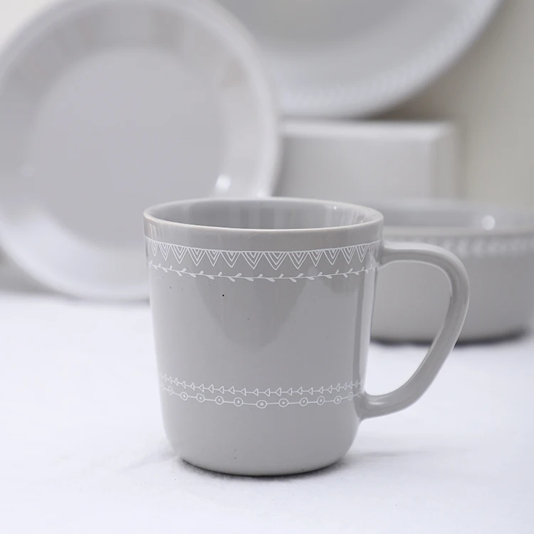 Wholesale decal restaurant food serving gray tableware porcelain dinnerware sets .jpg