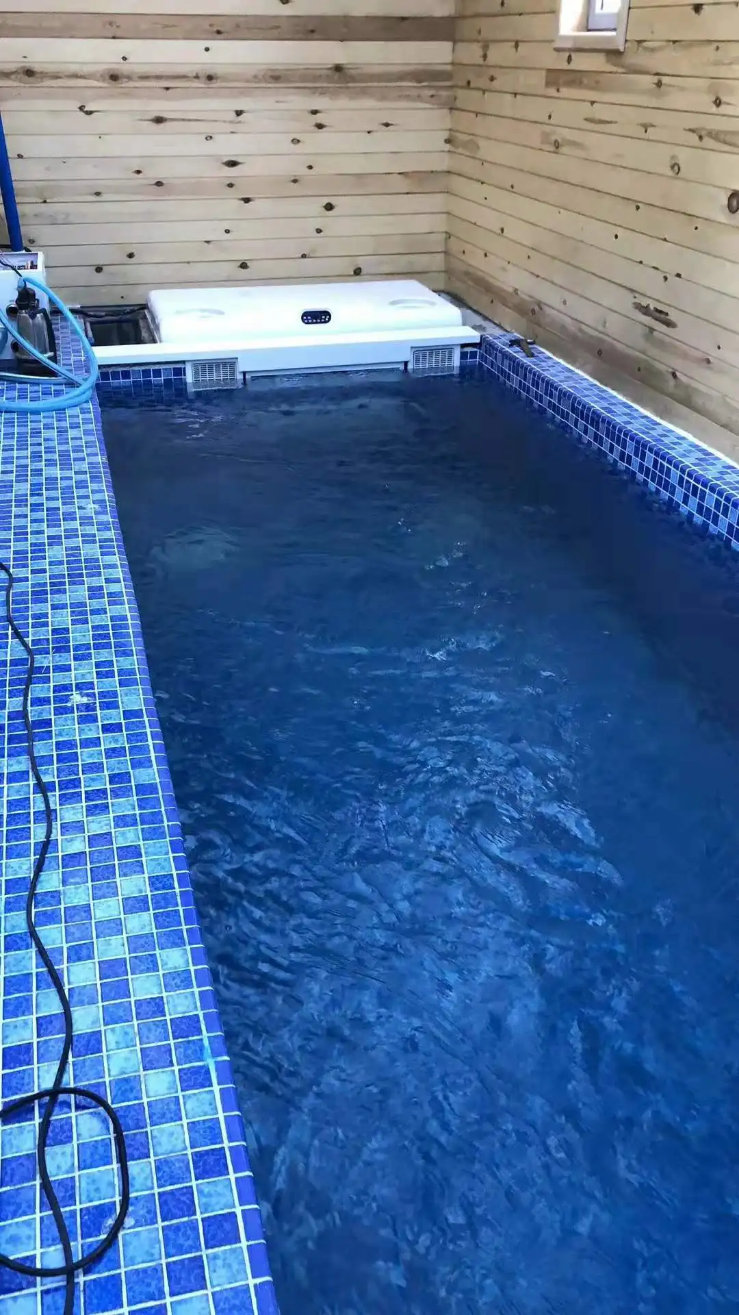 Degaulle Acrylic Swimming Pool Training Machine Infinity Edge Pool