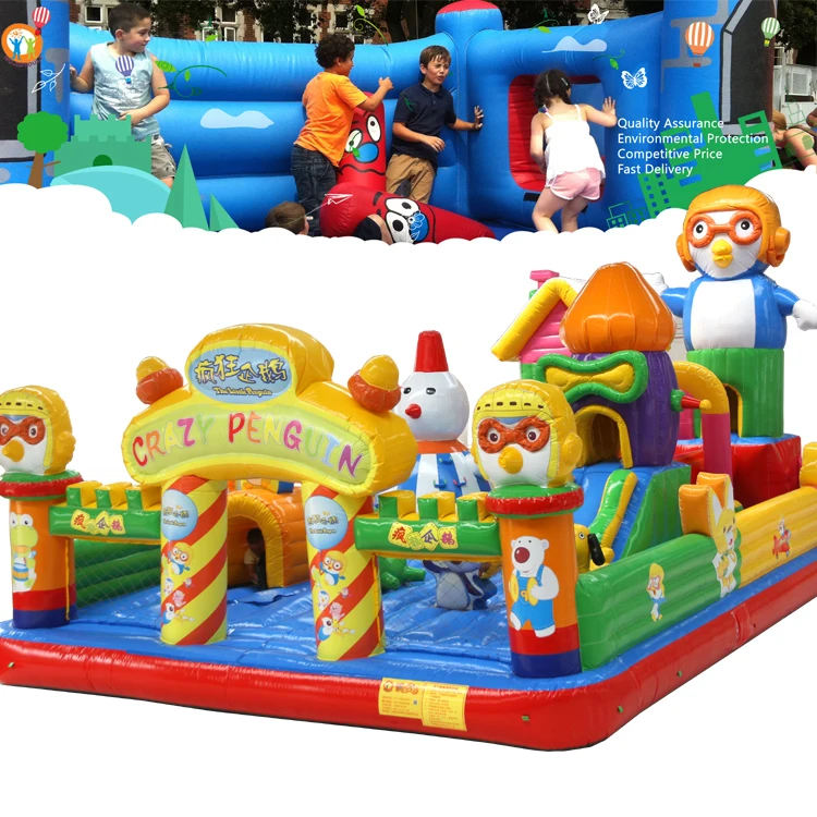 High Quality Dolphin Bounce House Water Slide Combo Bouncy House For Kids Inflatable Bouncer Castle