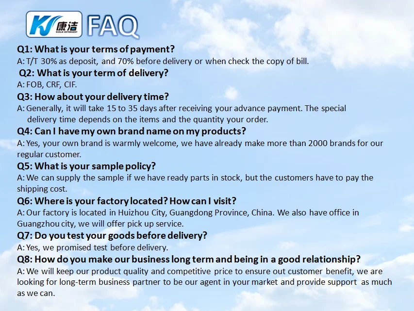 Oem Chemical Formula Of Washing Powder Detergent Powder Manufacturer