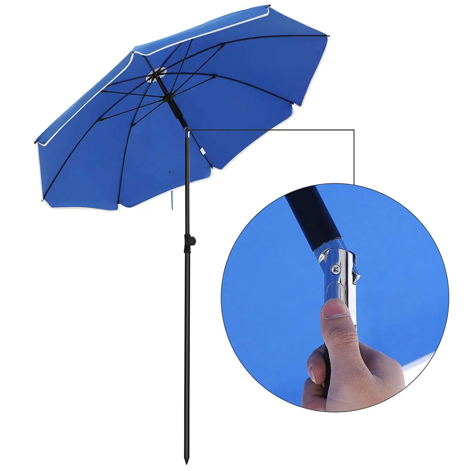 Sombrilla De Playa De Grado Comercial,Sombrilla Y Sombrilla Con Tela De