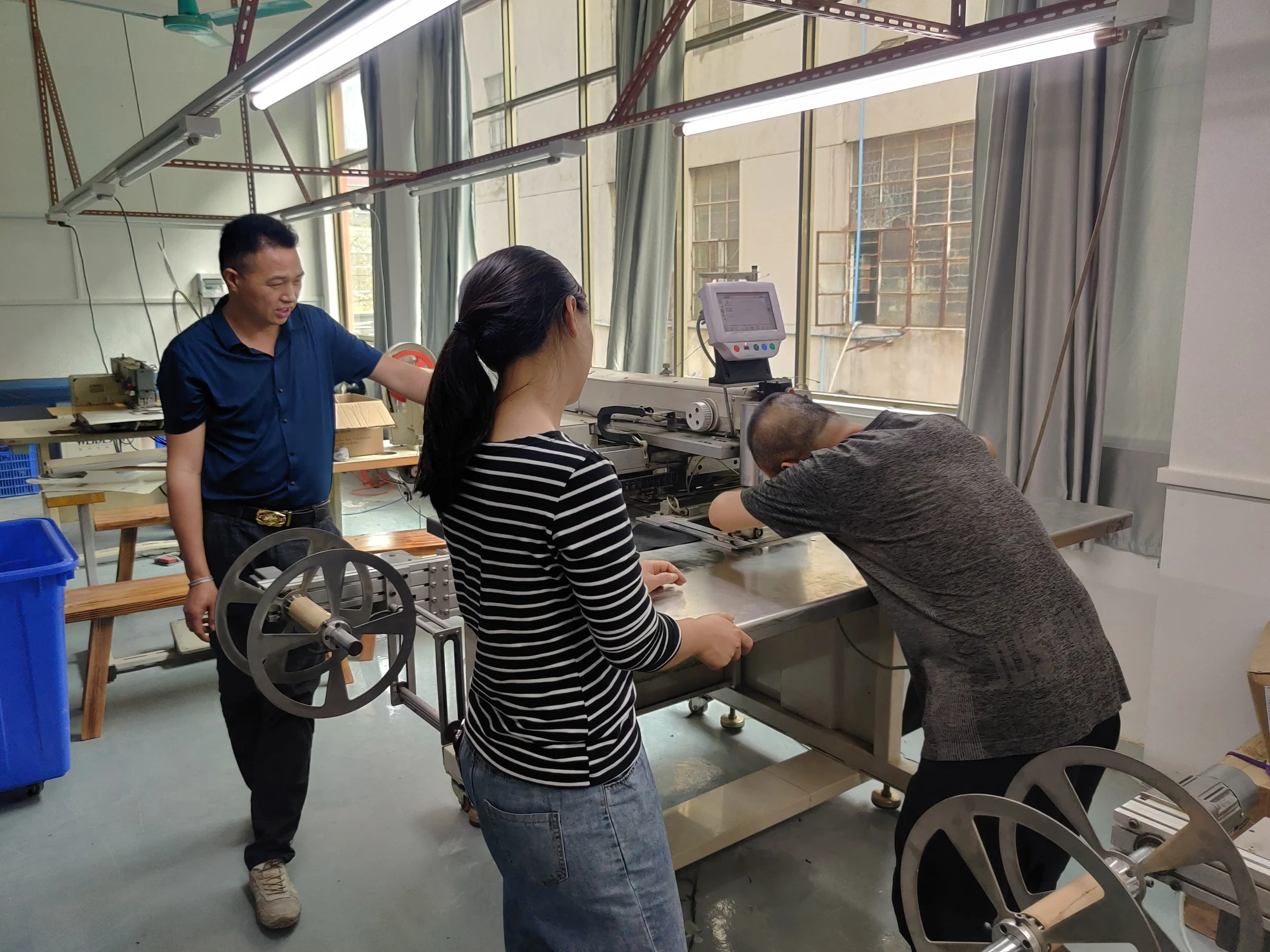 Heating thread sewing