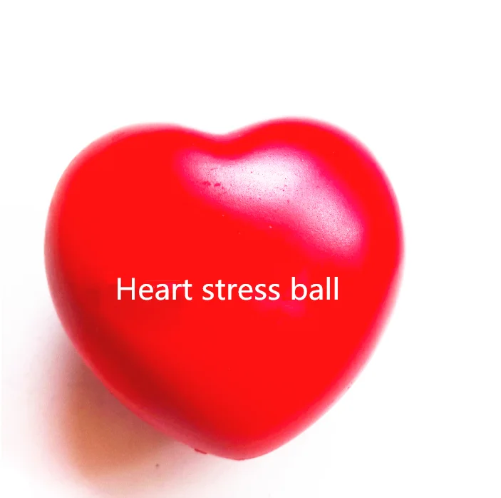 heart shaped stress ball