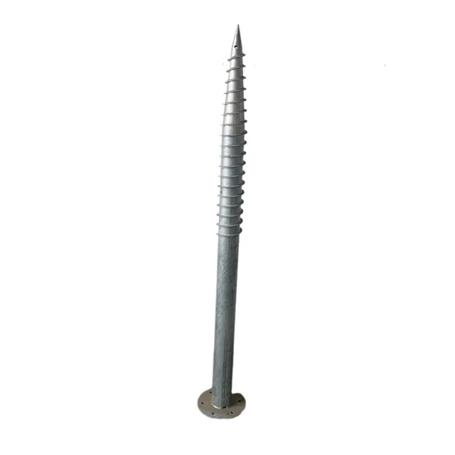 Customized Spiral Ground Anchor Helical Screw Pile Ground Screw For