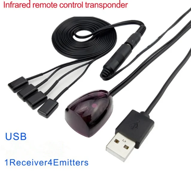 USB Adatper IR Infrarot Control Verlängerung Sender Extender Emitter Receiver