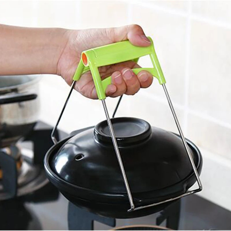 ABS and Stainless Steel Anti Hot Bowl, Dish, Pan Clips or Clamps Holder