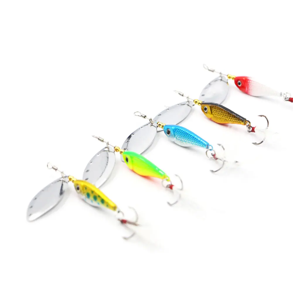 Various Assorted Fishing Lures Spinner Baits Crank Bait Fish Tackle Steel